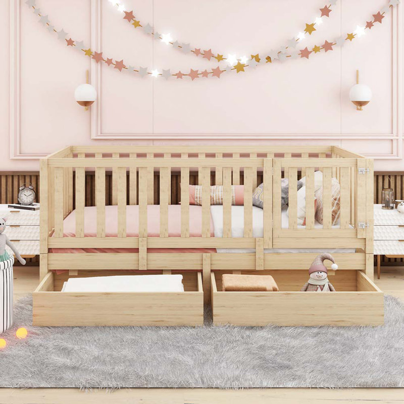 Solid Wood Daybed, Twin, Natural