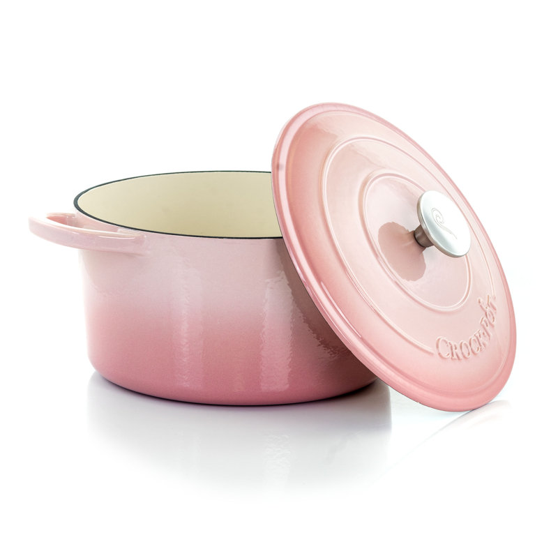 Cocotte en fonte émaillée Crock-Pot Artisan, Rose, 5 pintes