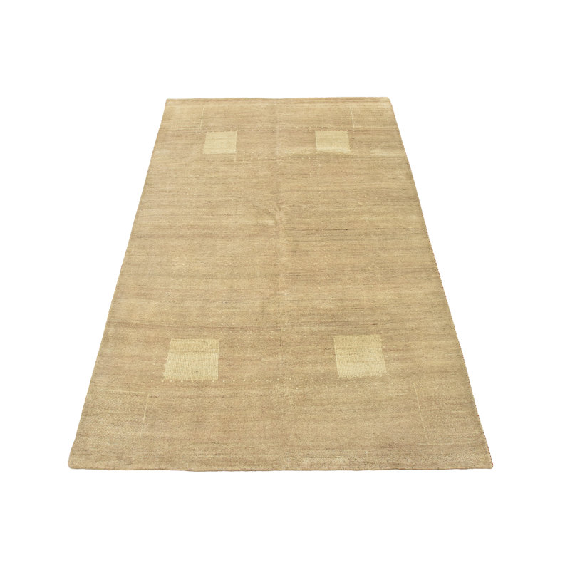 Tapis oriental en laine noué à la main Keivan, Rectangle 5 pi 1 po x 7 pi 7 po