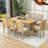 Rahish 9-Piece Wood Dining Set with Removable Leaf and Chairs-1150900933-1150900955-1150900954