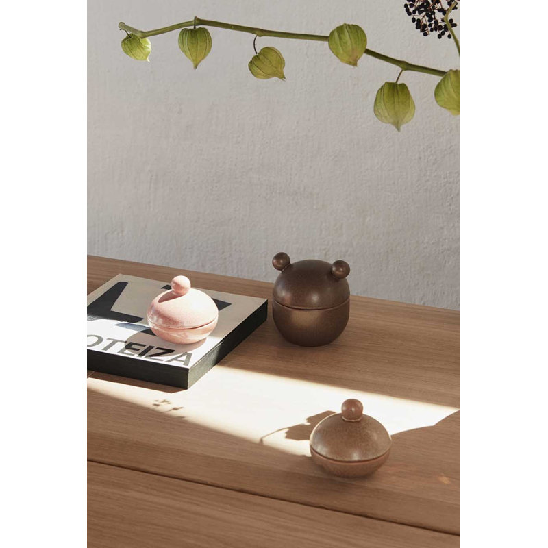 Saga Stoneware Storage Jar, Choko