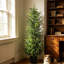 Pin artificiel 5 pi avec pot Norfolk, arbre de Noël artificiel Real Touch, verdure réaliste toute l'année pour la décoration intérieure et extérieure, hall d'entrée, bureau, appartement-1801552390