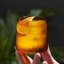 Aurora Amber Cocktail Tumblers