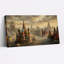 Moscow Moscow St Basil's, reproduction d'art sur toile tendue sur toile-1773123724