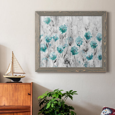 Poppy Garden - Peinture sur toile encadrée