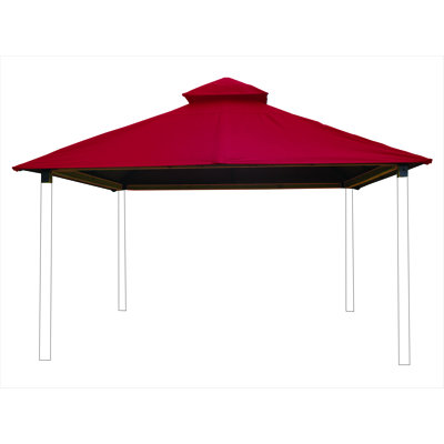 Roof Framing And Mounting 12 Ft. W x 12 Ft. D Solid Wood Gazebo