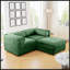 Canapé en chenille 2 places avec repose-pieds-912234537