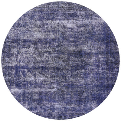 Tapis violet à motif abstrait Juno