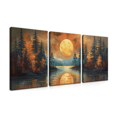3 Piece Wrapped Canvas Print