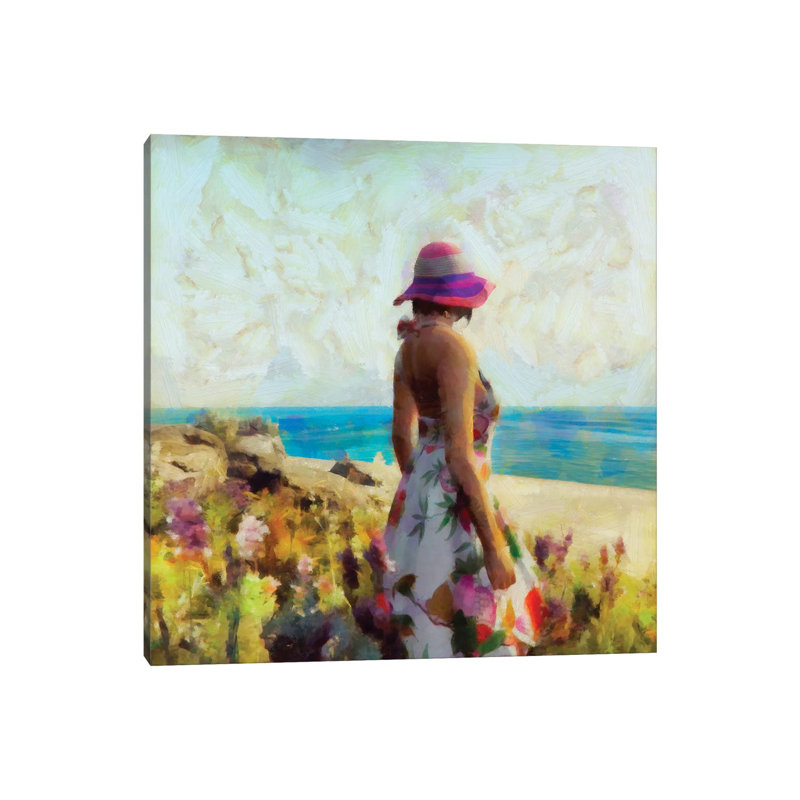 Morning Meadow Stroll II by Alonzo Saunders - Wrapped Canvas Painting, 30.48 cm H x 30.48 cm W
