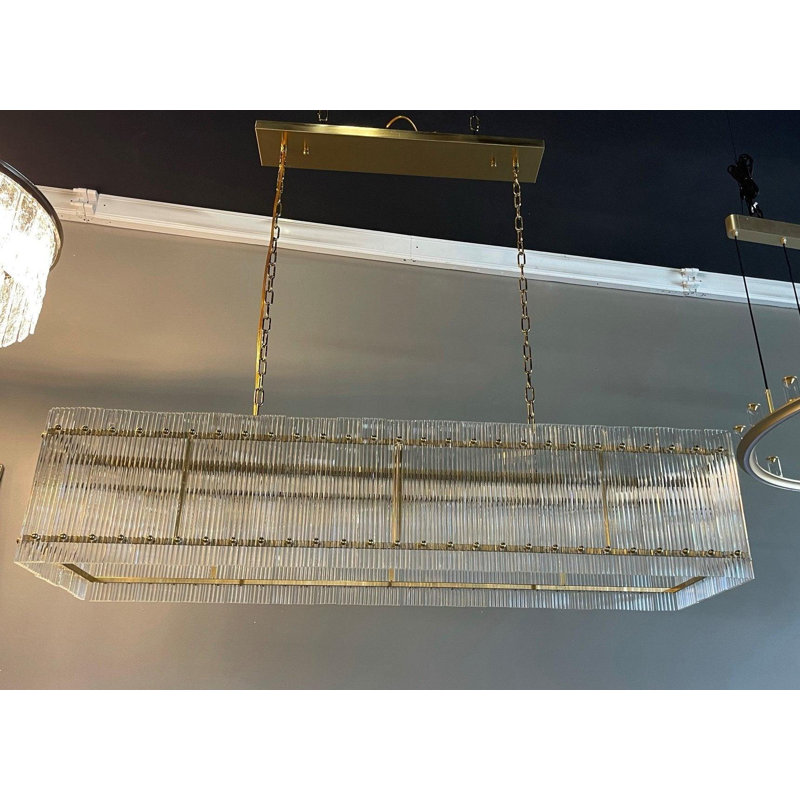Lustre à 8 lumières Jemeisha, Noir mat