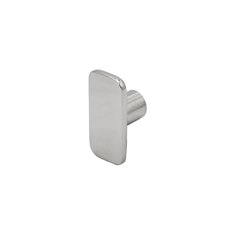 FHC PR12CAPPS Replacement Caps For 1" x 2" Rectangular Rail - Polished Stainless, Polished Stainless