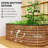 5 x 2.5 x 2 ft Galvanized Raised Garden Bed, Easy DIY, Dark Green-143258494-172238306
