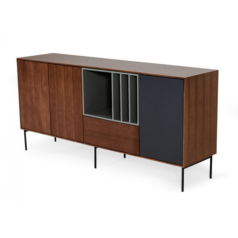 Buffet gris chaud et gris anthracite Urban