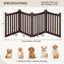 Barrière autoportante pliable pour chien de 80 po x l 24 po H 24 po-1100268297-1321996505