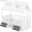 Structure de lit simple en bois, blanc-745186538-745186539