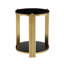 Table basse en verre trempé cannelé Modern Glam-1013692433