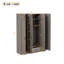 Armoire 4 portes avec 1 tiroir et armoire supérieure-865866838