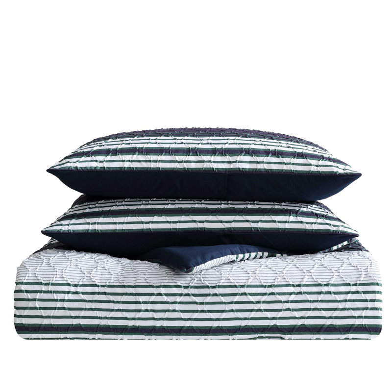 Nautica Lakefront Navy Bonus Comforter Set, Queen Comforter + 7 Additional Pieces
