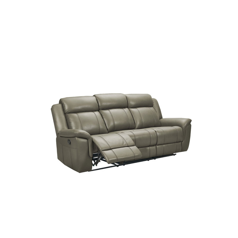 Canapé gris 5109 avec fauteuils inclinables manuels