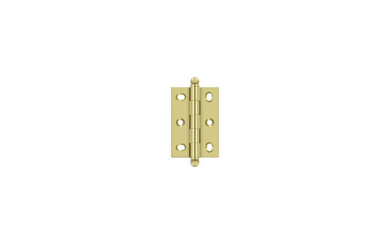 2.5'' x 1.75'' Butt Bearing Hinge, Polished Brass