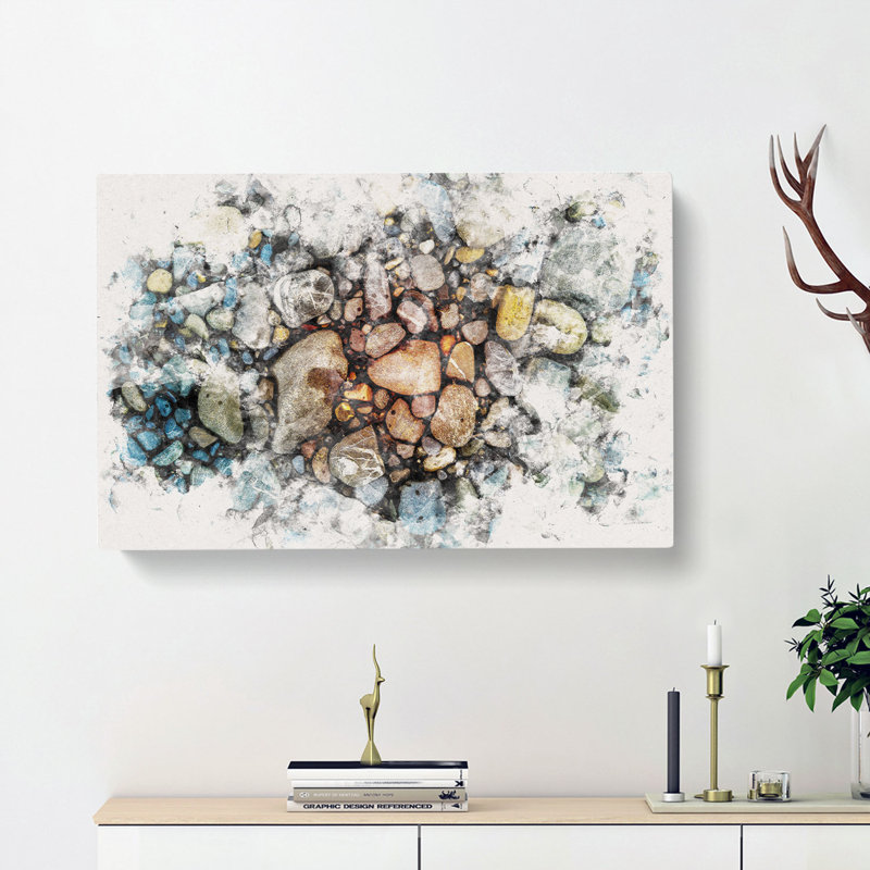 Rocks - Wrapped Canvas, 60cm H x 91cm W x 3cm D