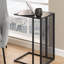 Nelita Glass Top End Table