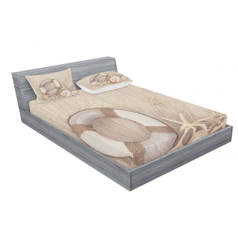 Microfiber Sheet Set, Queen Sheet Set with Fitted Sheet