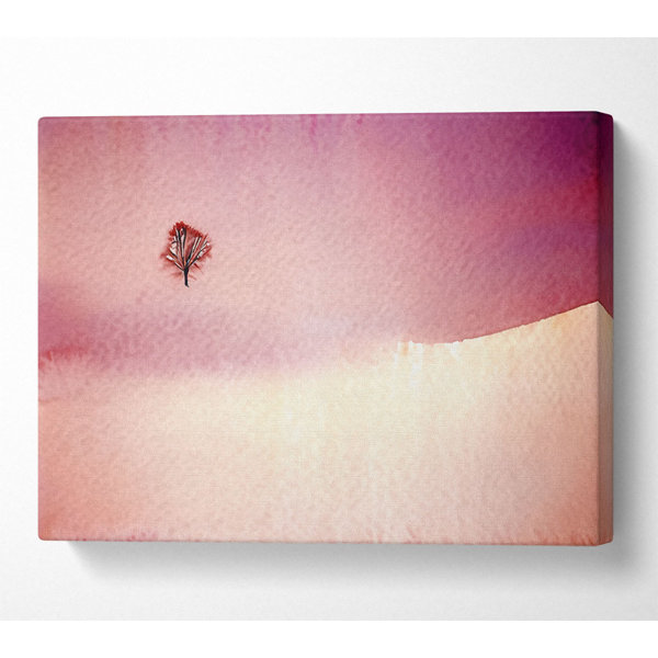 Latitude Run The Lonesome Winter Tree - Wrapped Canvas Print | Wayfair ...