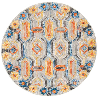 Tapis en laine et coton touffeté à la main Rubalcava