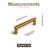 Distressed Sturdy Furniture Bar Pull Multipack-91993172-106891914
