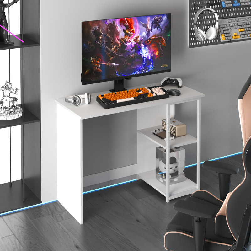 Table de bureau Modern Modern, Blanc