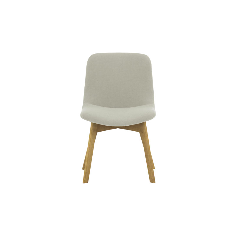 Barnard 47cm H Polyester Blend Upholstered Side Chair, Beige
