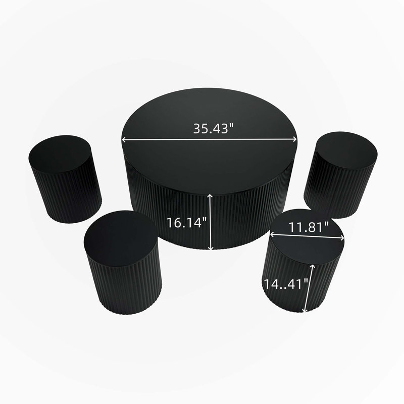 Tables, Noir, noir, noir, noir