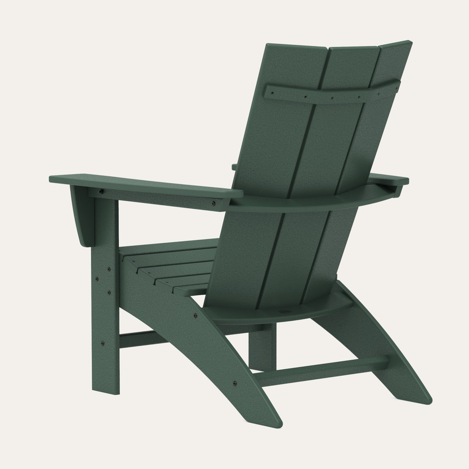 POLYWOOD® Modern Adirondack Chair, Green
