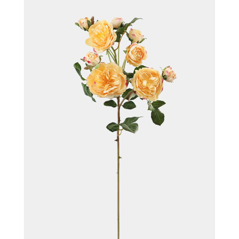 Blush Tea Rose Flowers 20", Yellow