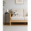 C-Shaped End Table Set Of 2, Tall Over Arm Sofa Table For Living Room And Bedroom, Space-Saving Side Table With Adjustable Feet-1147089376-1147089377