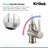 KRAUS Britt Single Handle Commercial Style Kitchen Faucet-98373827-98373820