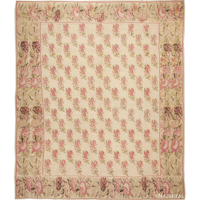 One-of-a-Kind Rectangle 12'9" X 14'3" Flatweave Area Rug