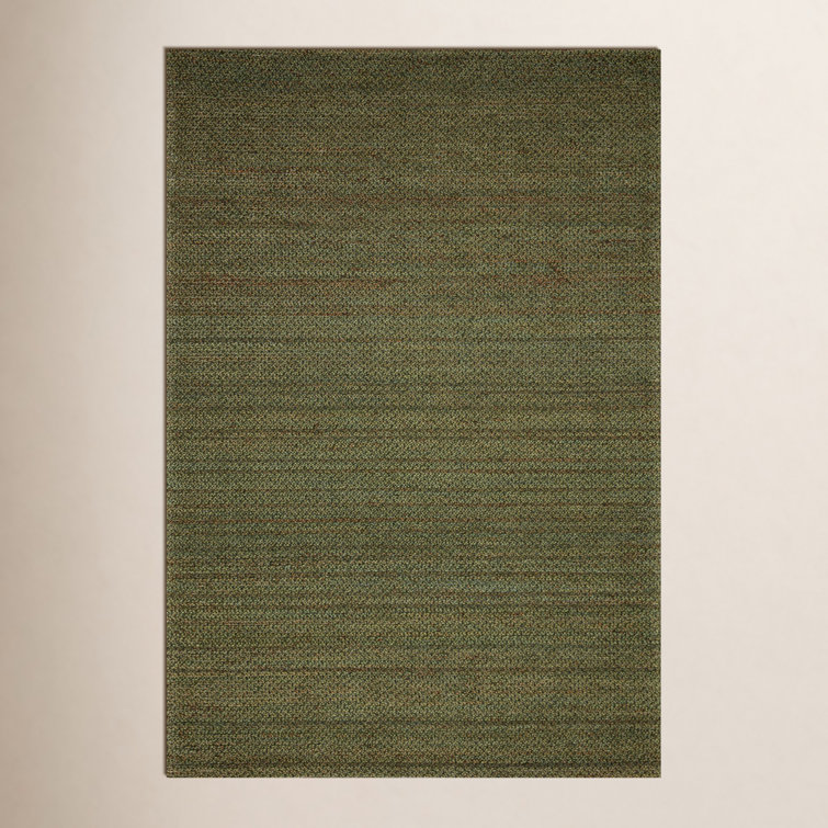 Abisai Handmade Jute / Sisal Green Rug