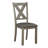Sasa Basia Gray Faux Leather Seat Rectangular Dining Room Set
