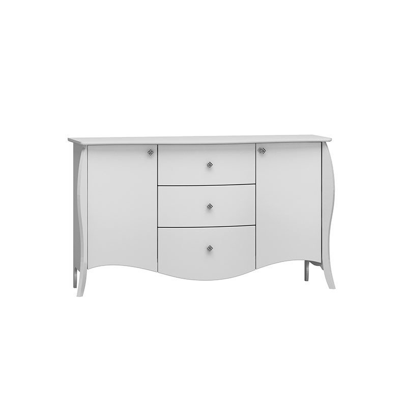 Dillynn 143 cm W Chest of 3 Drawers