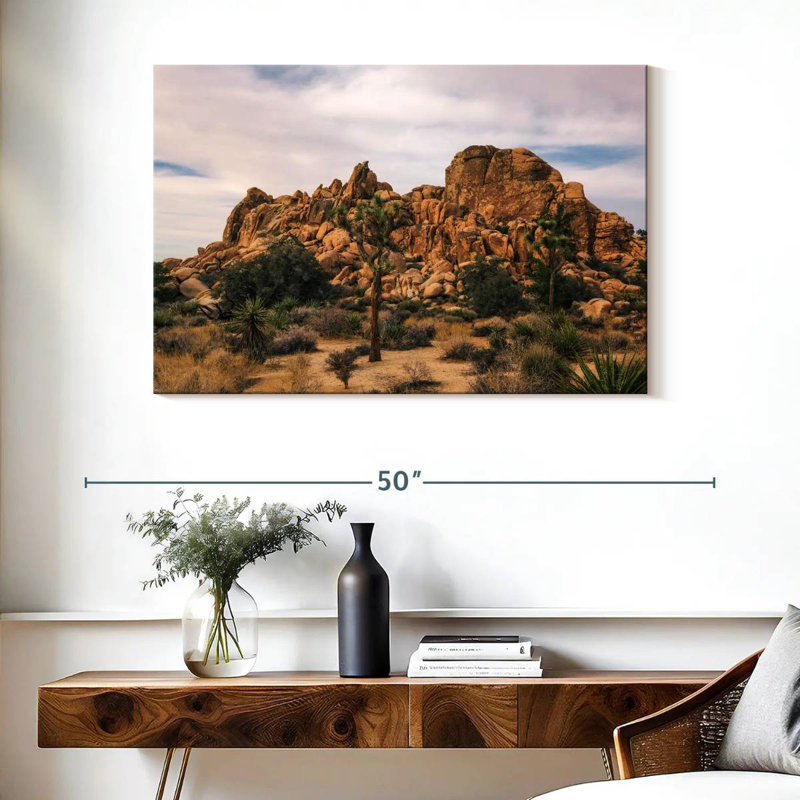 Nicci Joshua Tree Desert Scene, 26" H x 39" W