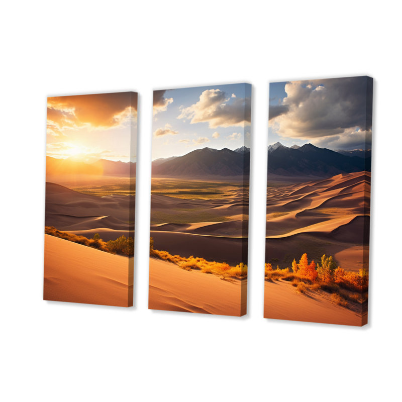 Colorado Wild Landscape II sur toile, 3 pièces, H 40 po x l 60 po x P 1 po