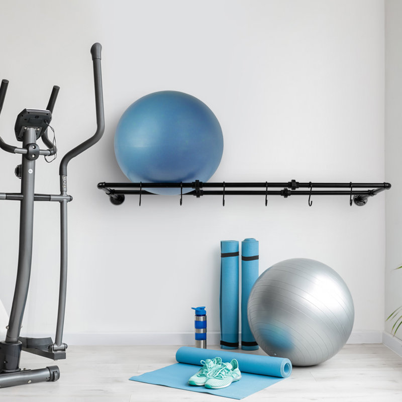 Metal Wall Mounted Multi-Use Sports Rack