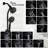 Matte Black Spa Shower With Drill- Stainless Steel Rod And 7 Heads 7-Setting Dual Head Slide Bar In Color