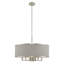 Lustre tambour à abat-jour Berthine-957907449