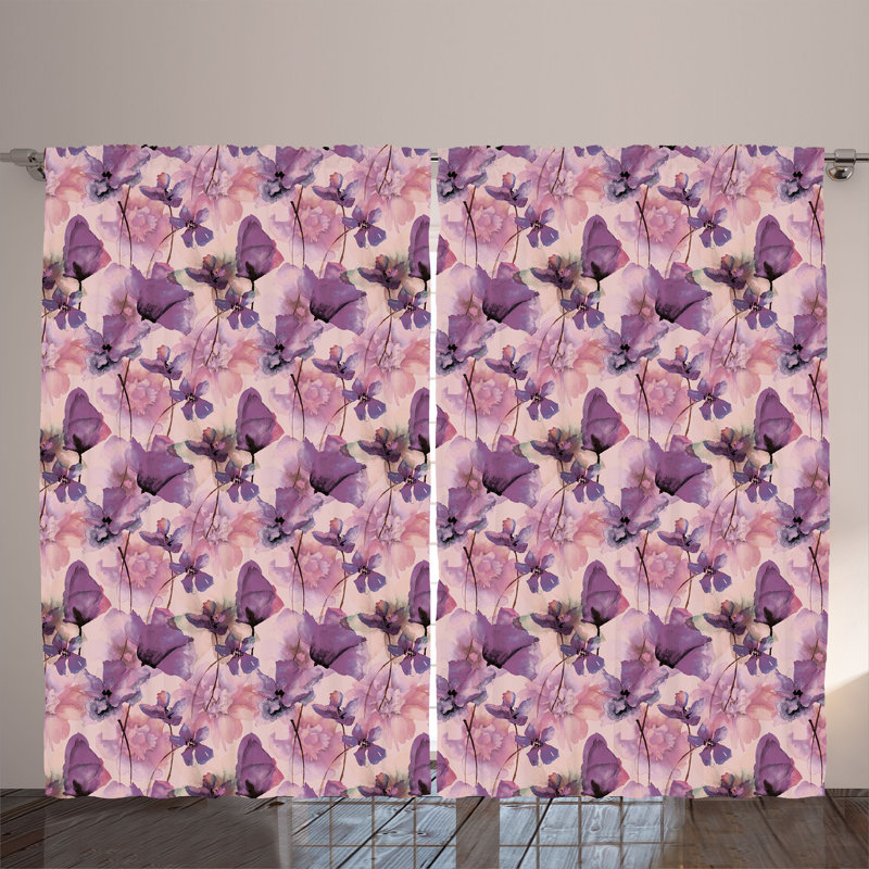 Semi Sheer Curtain Pair