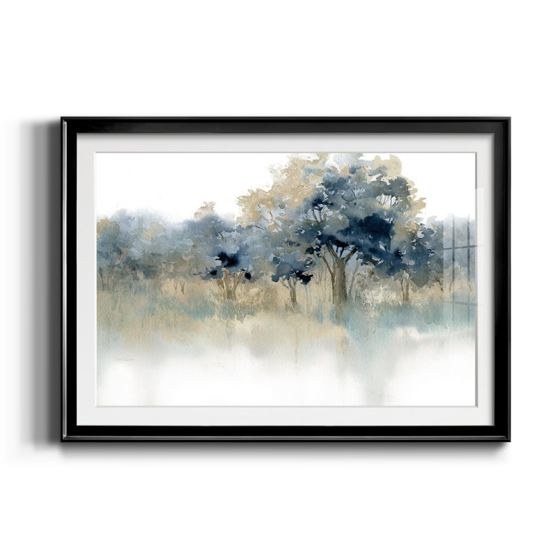 " Waters Edge II " Painting Print, Black, 22" H x 30" W x 1" D