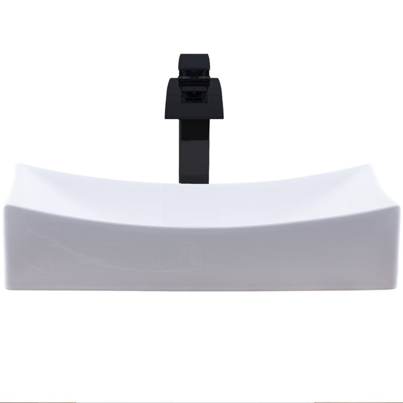 Lavabo de salle de bain, Blanc